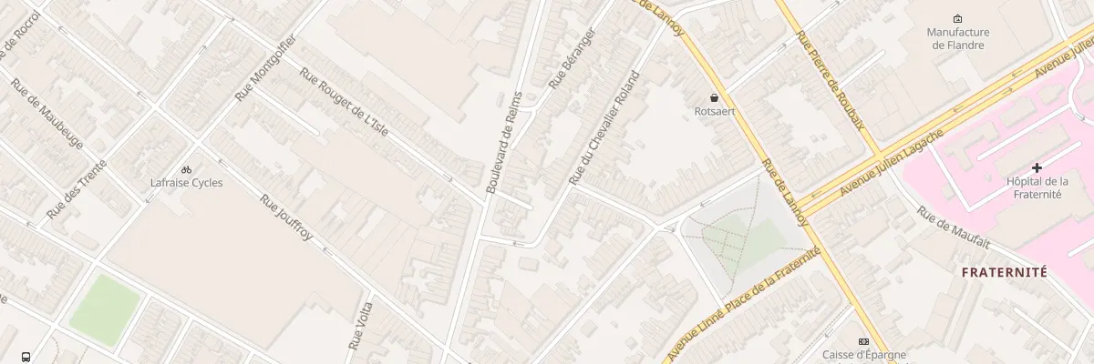 Plan du 58 Rue du Chevalier Roland à Roubaix