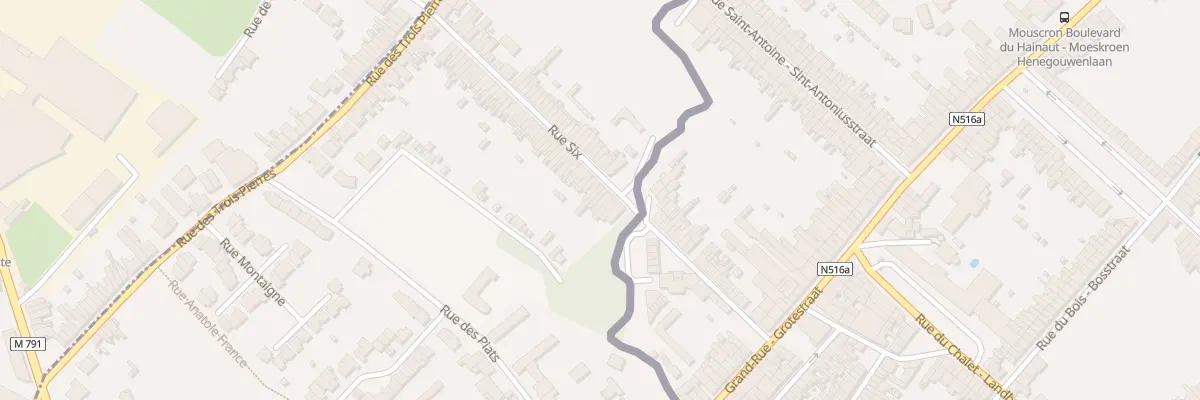 Plan du 9 Rue Six à Wattrelos
