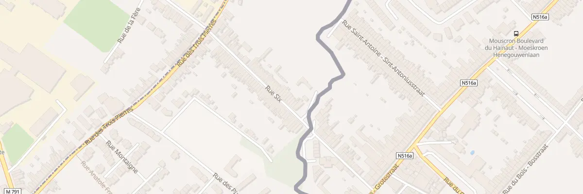Plan du 14 Rue Six à Wattrelos