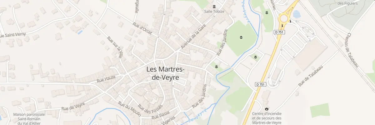 Plan du 7 Rue St Jean aux Martres-de-Veyre