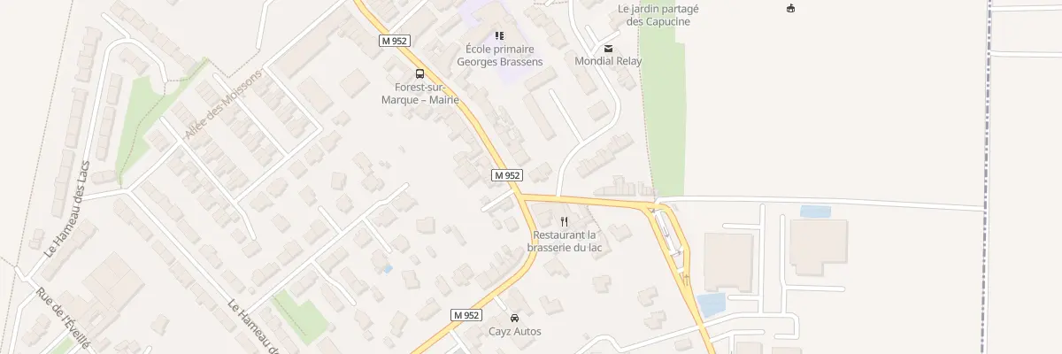 Plan du 1 Rue Abbe Delbende à Forest-sur-Marque