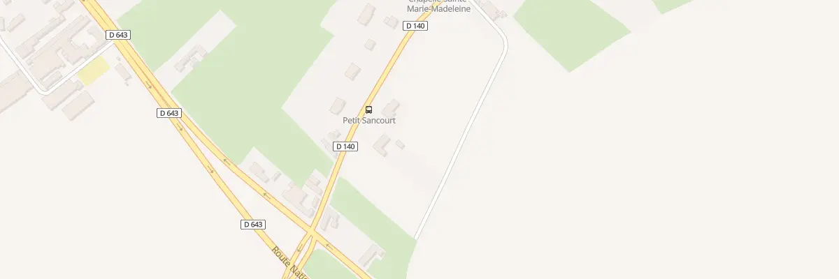 Plan du 77 Rue du Colonel Fabien à Sancourt