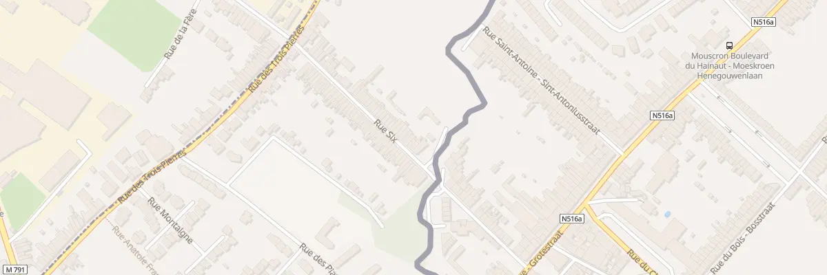 Plan du 8 Rue Six à Wattrelos