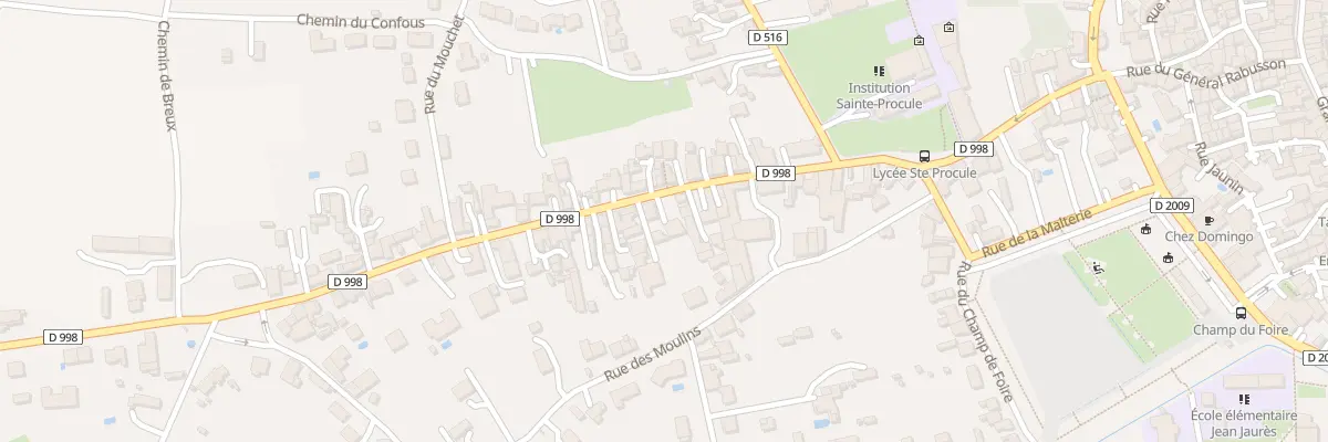Plan du 31 Rue des Jonchères à Gannat