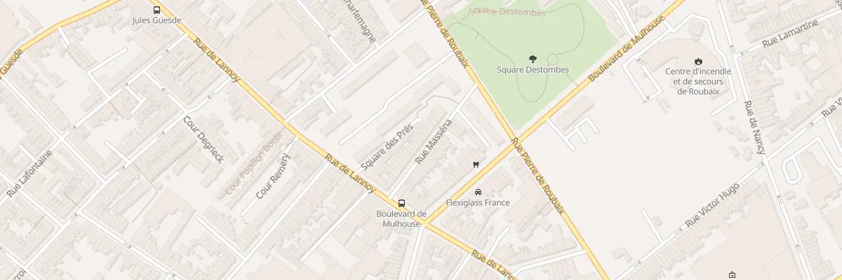 Plan du 25 Rue Masséna à Roubaix