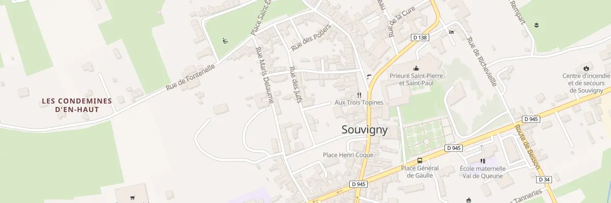 Plan du 6 Rue des Juifs à Souvigny