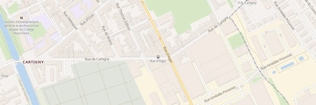 Plan du 119 Rue de Cartigny à Roubaix