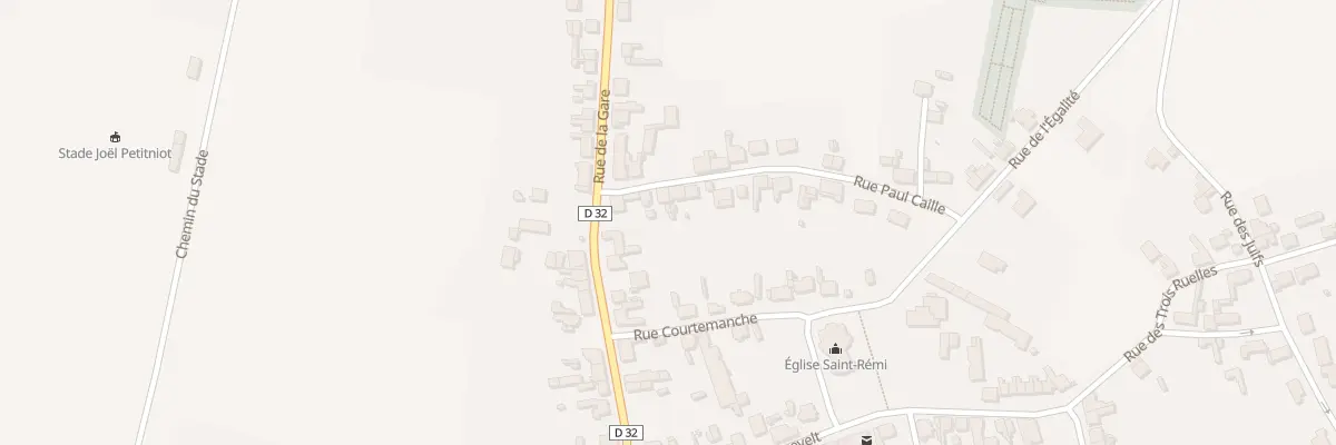 Plan du 4 Rue Paul Caille à Flavy-le-Martel