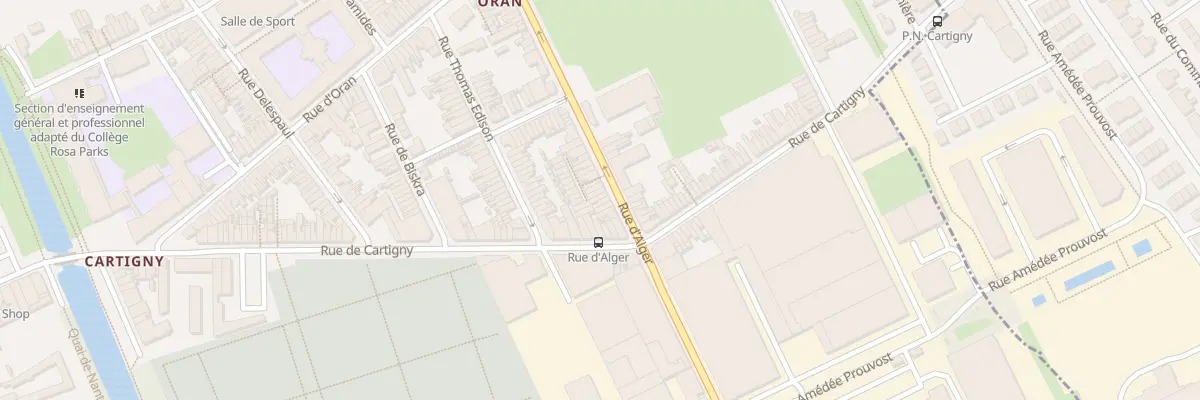 Plan du 211 Rue d’Alger à Roubaix