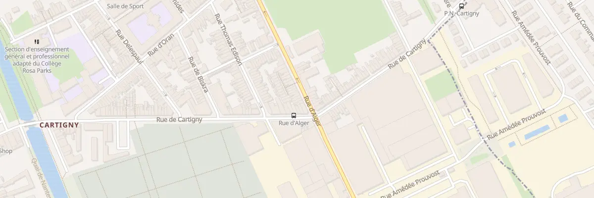 Plan du 207 Rue d’Alger à Roubaix