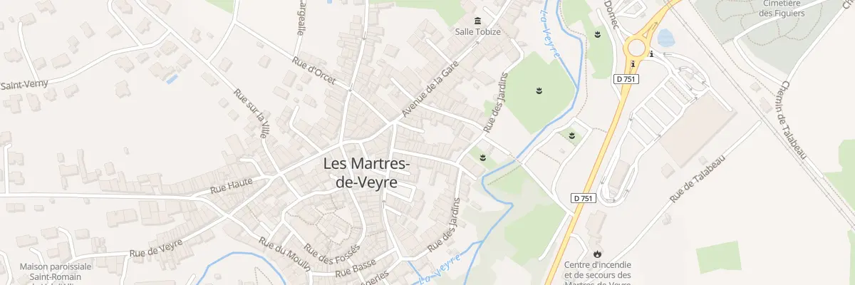 Plan du 11 Rue St Jean aux Martres-de-Veyre