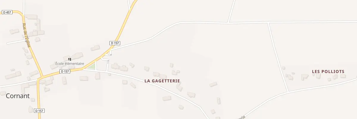 Plan du 15 Rue de la Gagetterie à Cornant