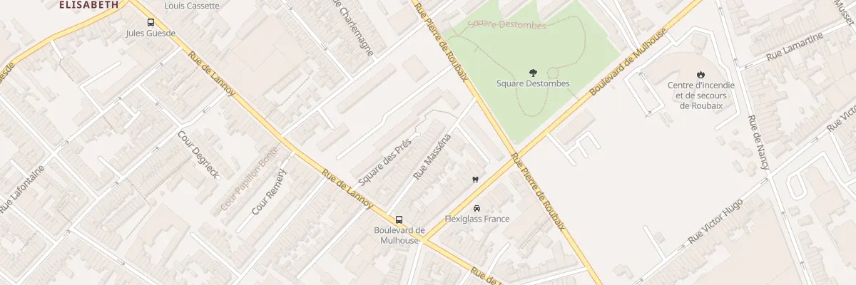 Plan du 33 Rue Masséna à Roubaix