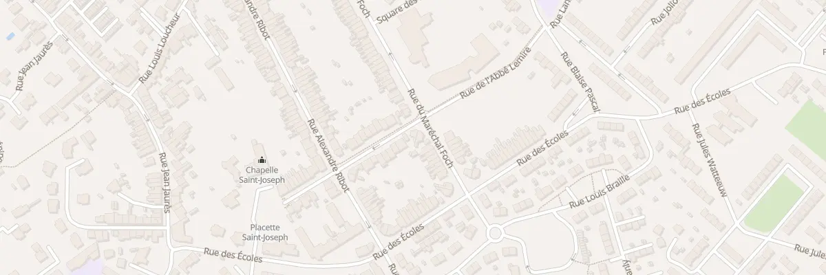 Plan du 30 Rue de l’Abbe Lemire à Coutiches