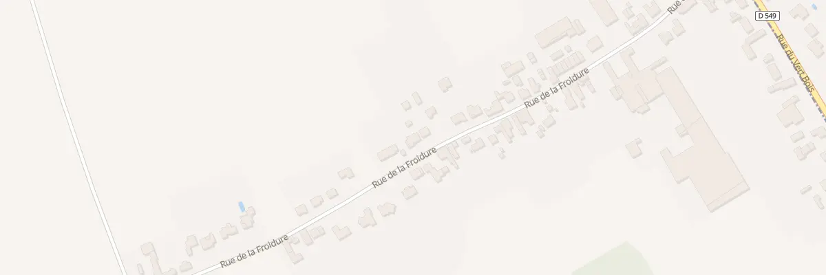 Plan du 400 Rue de la Froidure à Auchy-lez-Orchies