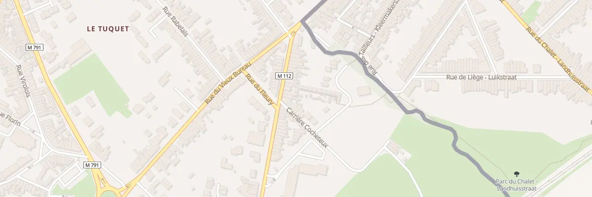 Plan du 494 Rue du Mont-à-Leux à Wattrelos
