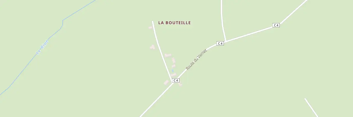 Plan de La Bouteille à Chantenay-Saint-Imbert