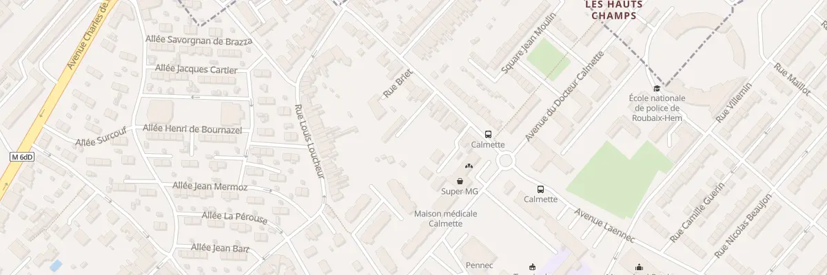 Plan du 17 Rue Briet à Hem