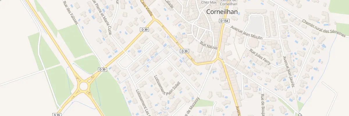 Plan du 1 Rue Lot Plein Soleil à Corneilhan
