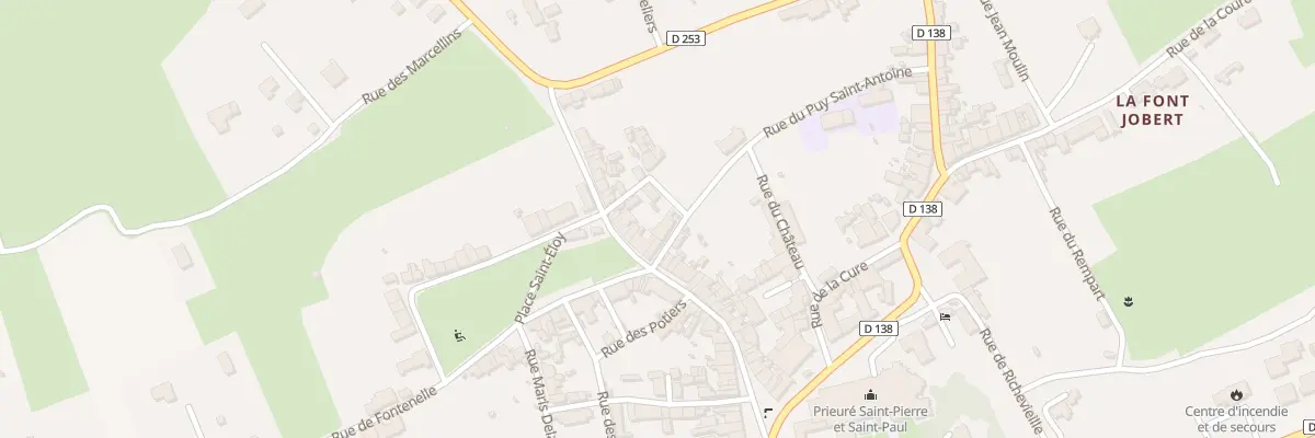 Plan du 3 Rue du Puits St Antoine à Souvigny