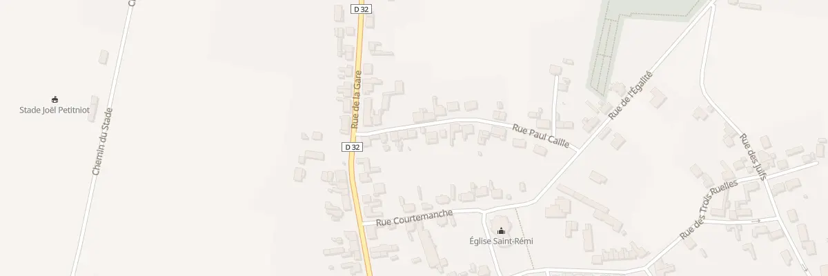 Plan du 8 Rue Paul Caille à Flavy-le-Martel