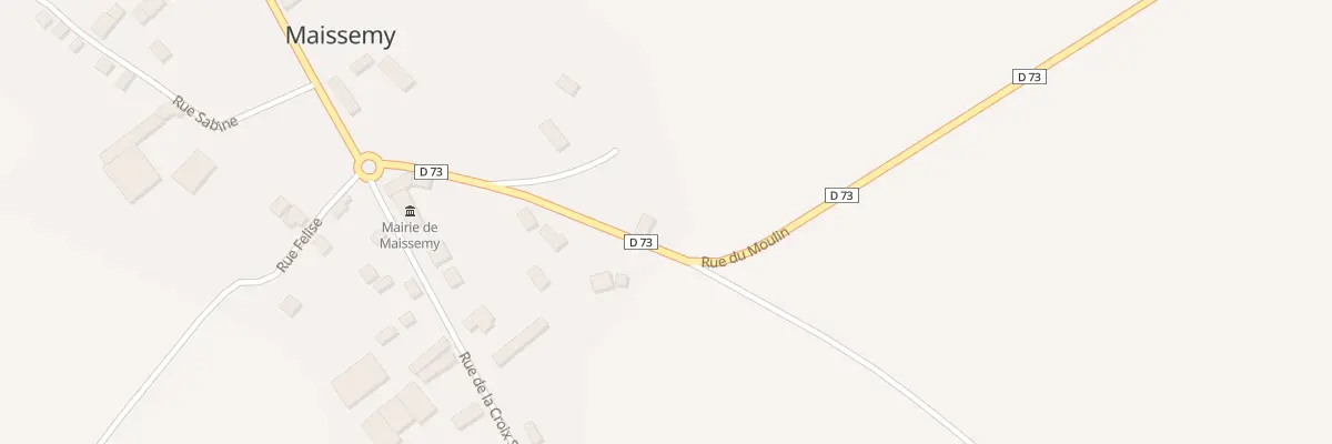 Plan du 15 Rue du Moulin à Maissemy
