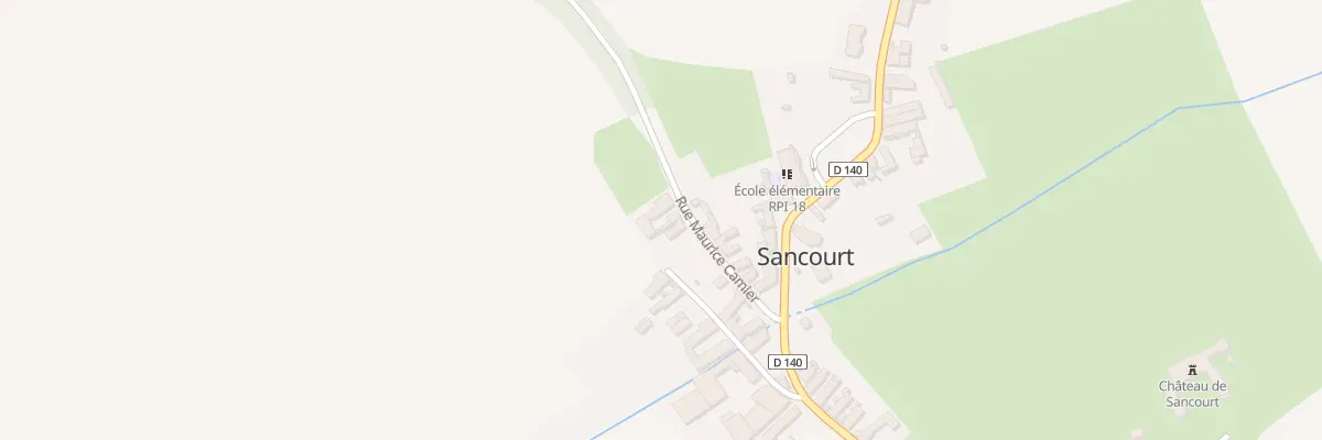 Plan du 32 Rue Maurice Camier à Sancourt