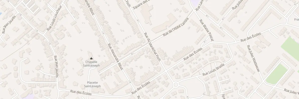 Plan du 17 Rue du Marechal Foch à Hem