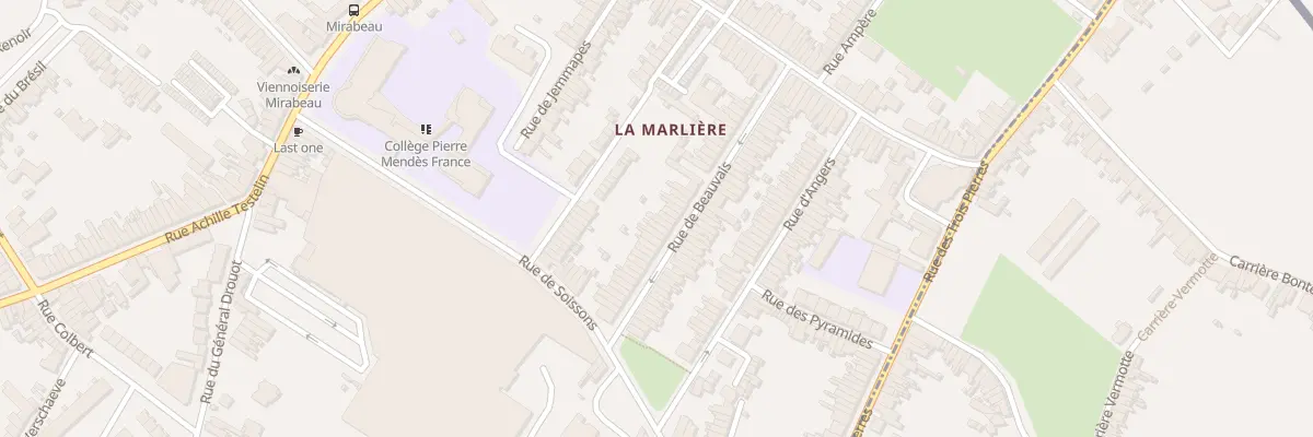 Plan du 40 Rue de Beauvais à Tourcoing