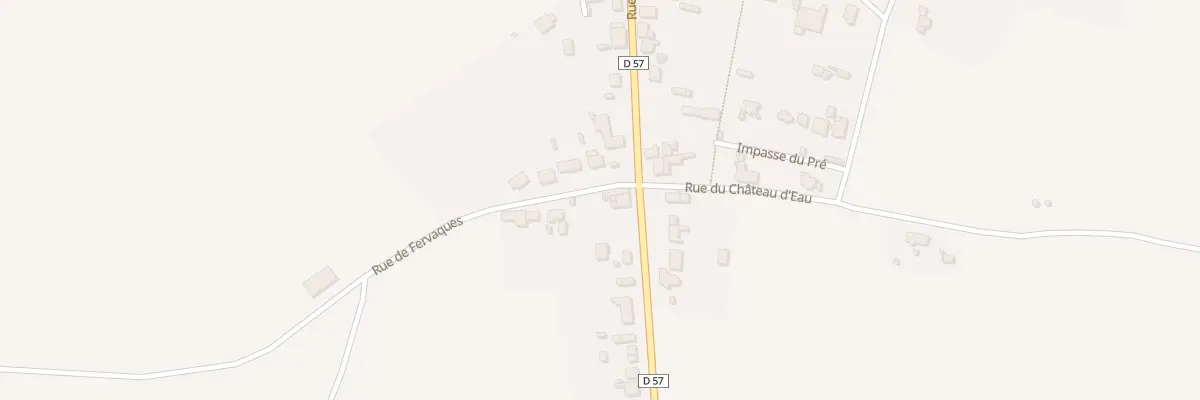 Plan du 1 Rue de Fervaques à Villeret