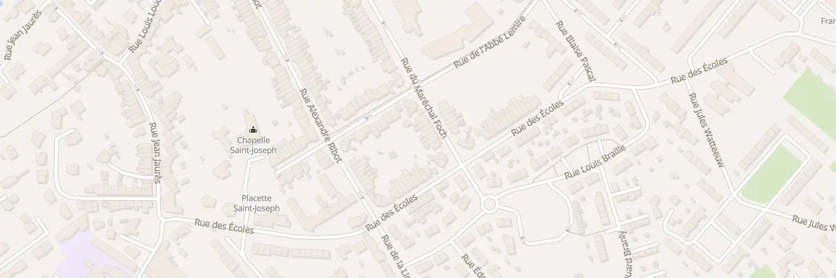 Plan du 9 Rue du Marechal Foch à Hem