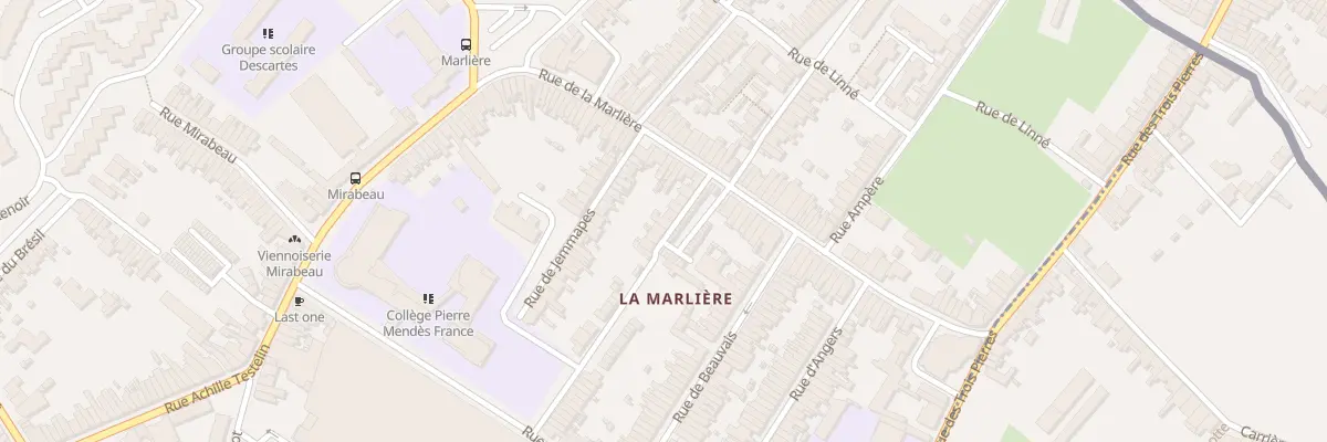 Plan du 10 Rue du Hainaut à Tourcoing