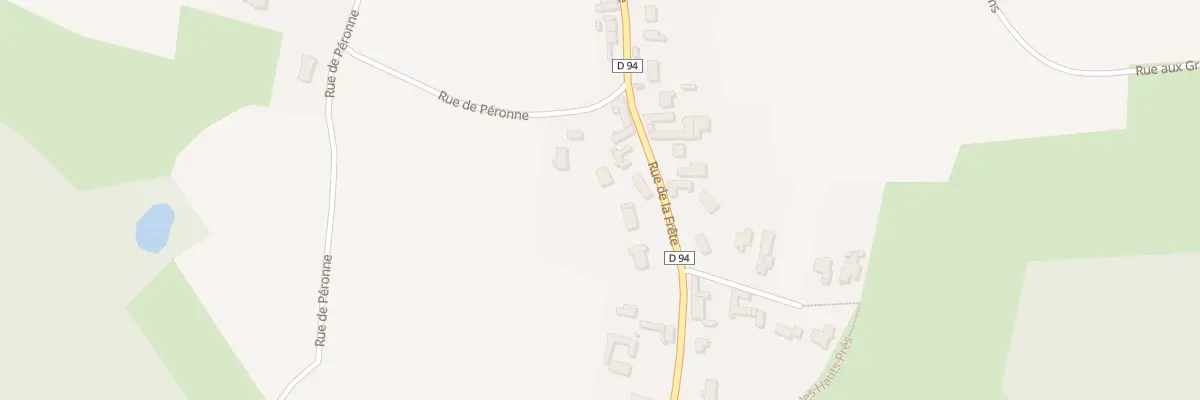 Plan du 282 Rue de la Frête à Louvil