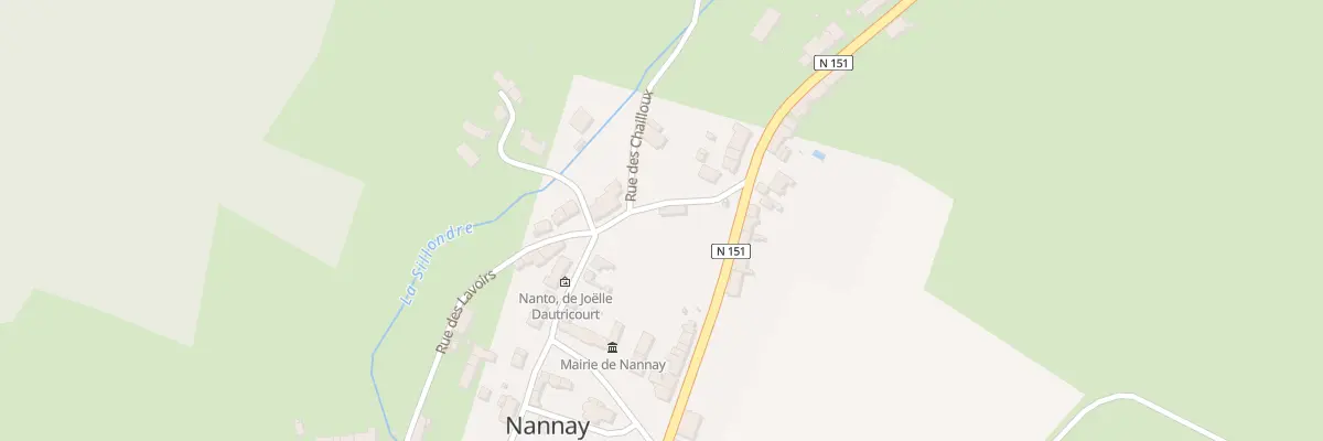 Plan du 1 Rue de la Chapelle St Marcel à Nannay