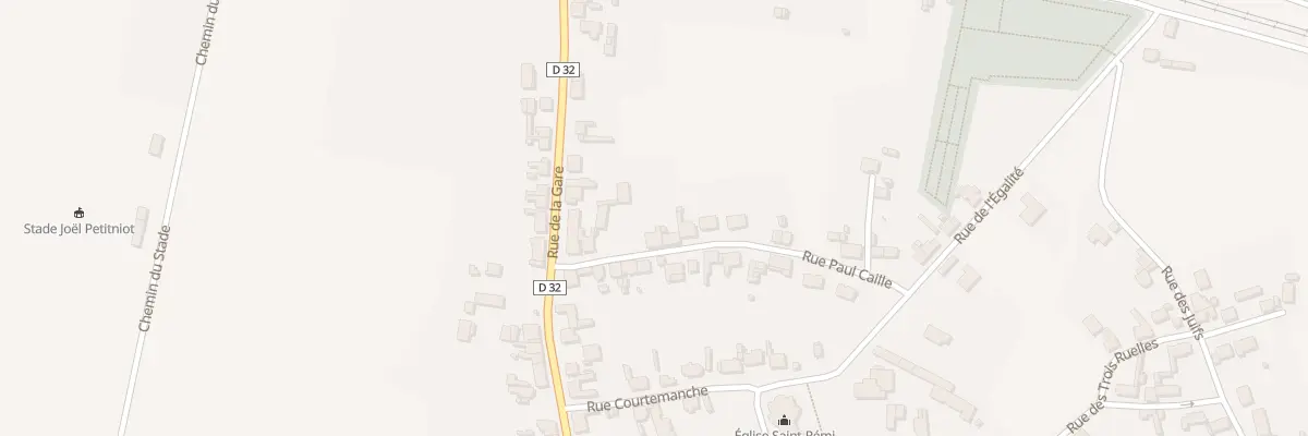 Plan du 3 Rue Paul Caille à Flavy-le-Martel