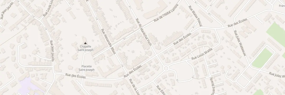 Plan du 7 Rue du Marechal Foch à Hem