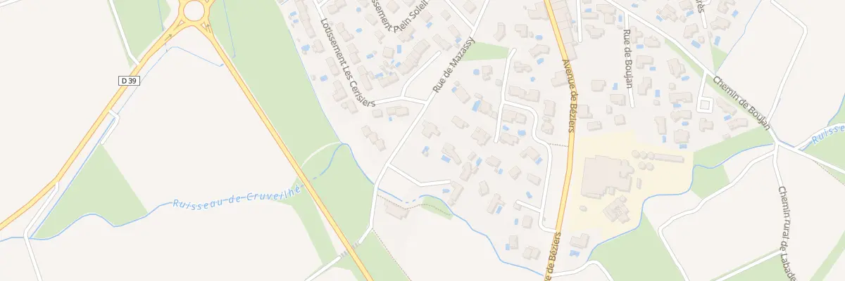 Plan du 3 Rue de Mazassy à Corneilhan