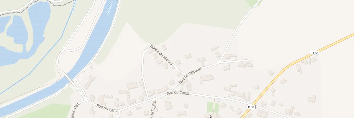 Plan du 2 Rle du Marais à Artemps