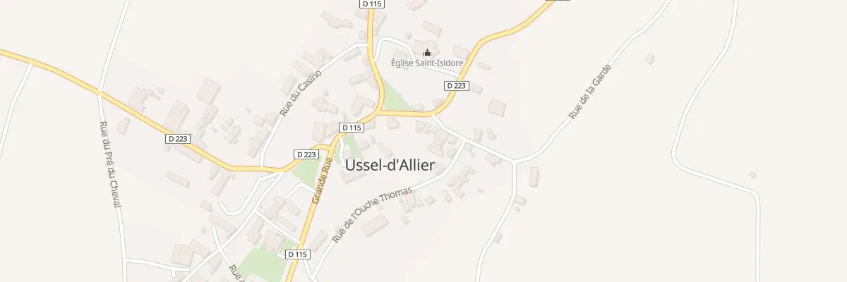 Plan du 8 Pl de la Fontaine à Ussel-d’Allier