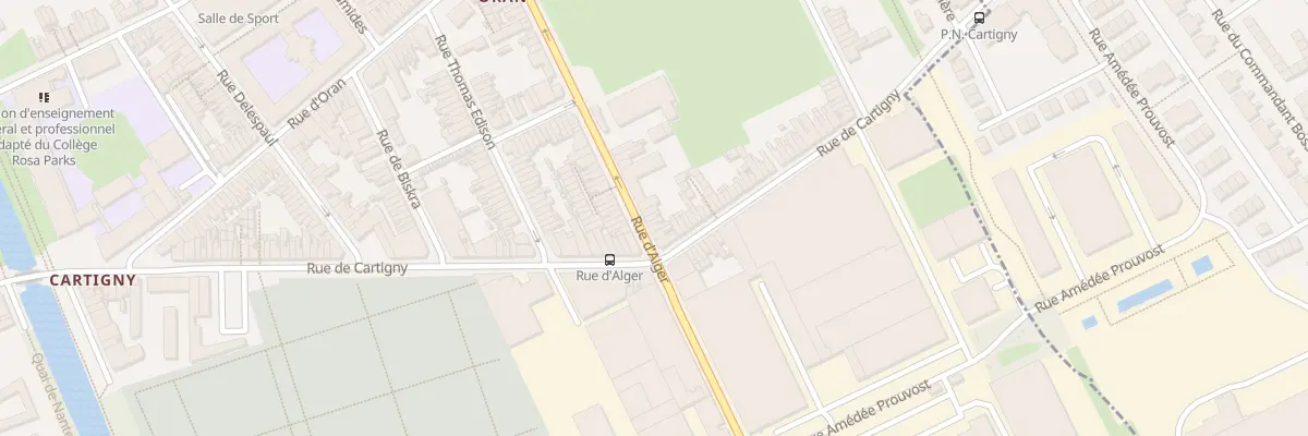Plan du 208 Rue d’Alger à Roubaix