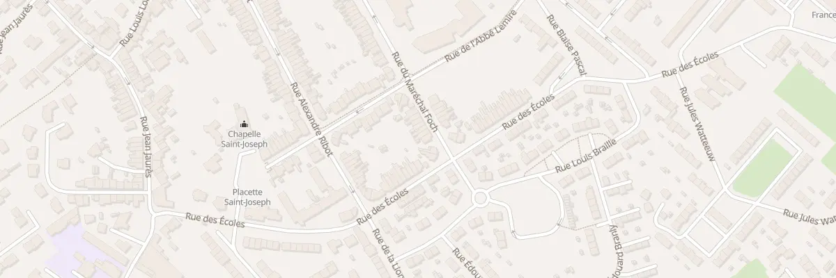 Plan du 5 Rue du Marechal Foch à Hem