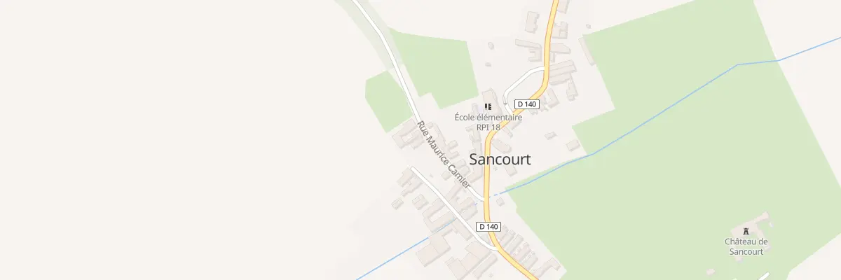 Plan du 30 Rue Maurice Camier à Sancourt