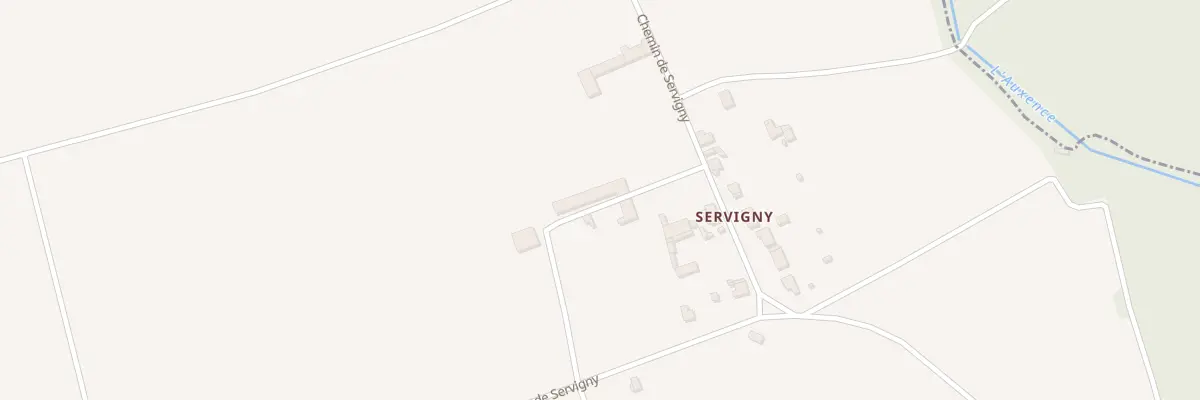 Plan du 4 Servigny à Luisetaines