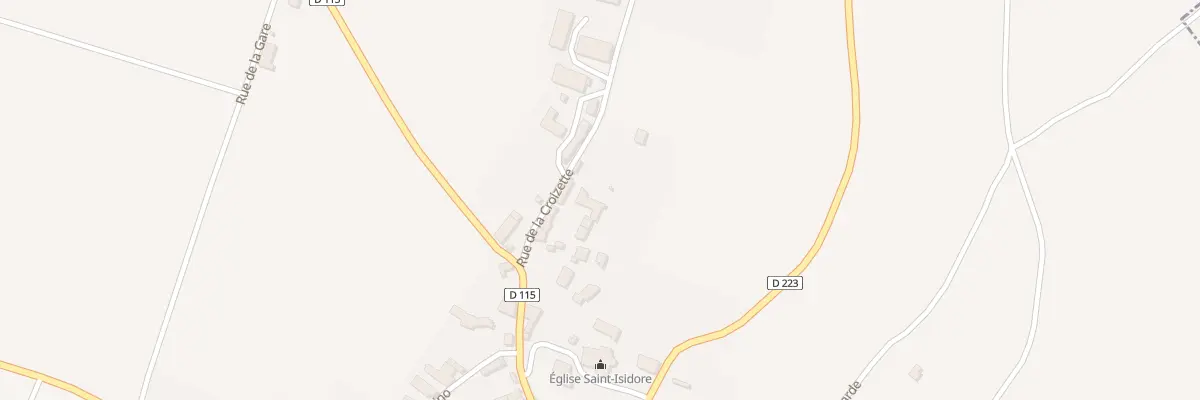 Plan du 10 Rue de la Croizette à Ussel-d’Allier