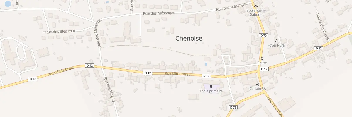 Plan du 22 Rue Dimeresse à Chenoise-Cucharmoy