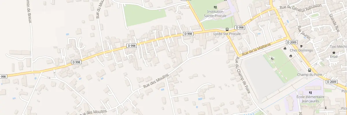Plan du 12B Rue des Moulins à Gannat