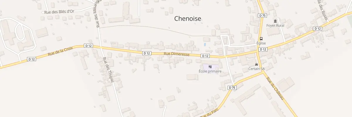 Plan du 17 Rue Dimeresse à Chenoise-Cucharmoy