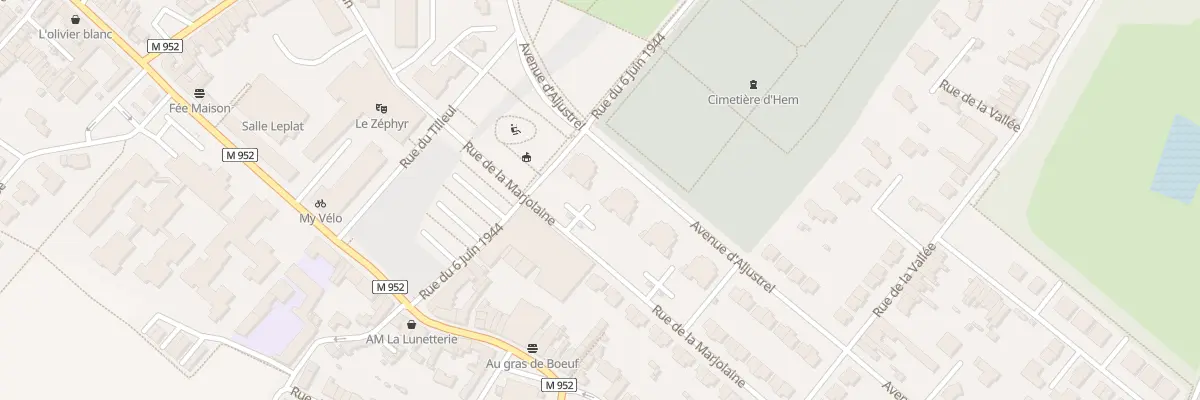 Plan du 4 Rue de la Marjolaine à Hem