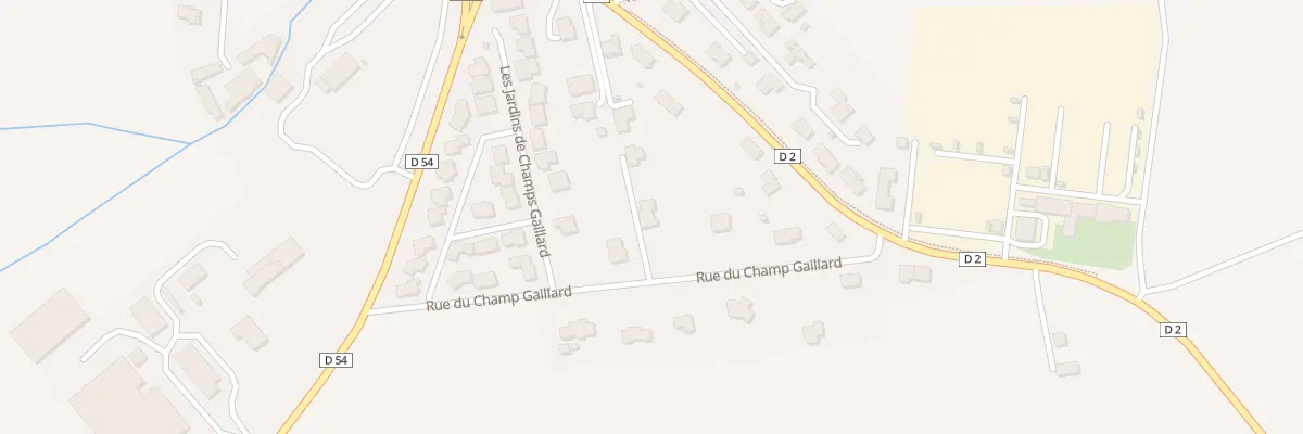 Plan du 6 Rue du Champ Gaillard à Malintrat