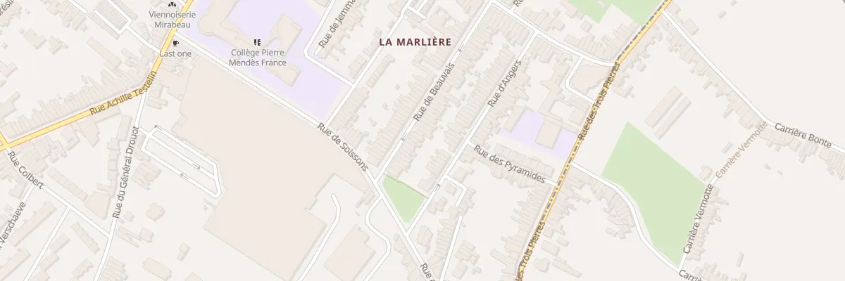 Plan du 61 Rue de Beauvais à Tourcoing